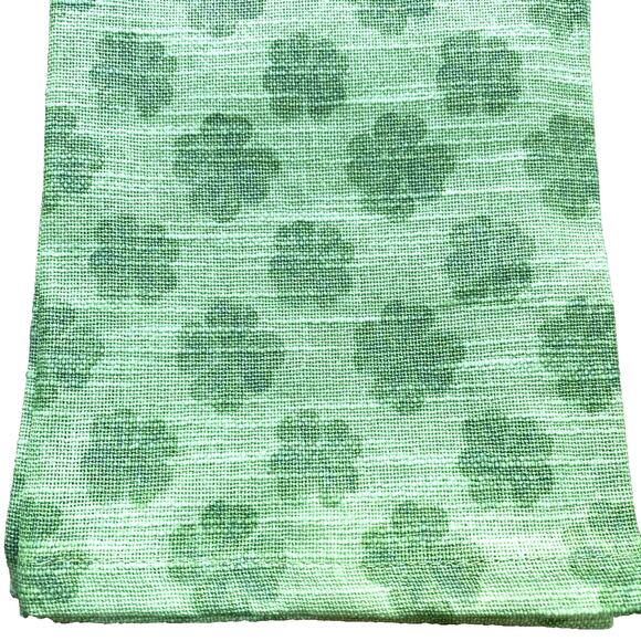 Green Shamrock Tea Towels 2 Cotton Kitchen Bar Chefs Cloths St Patricks Day Gift - Picture 3 of 6